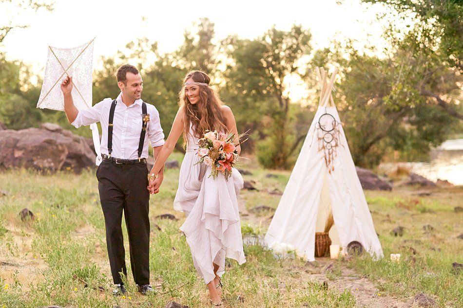 vestidos de novia hippies