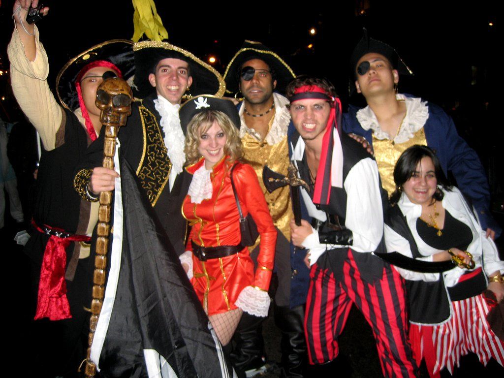 Disfraces Piratas Grupos