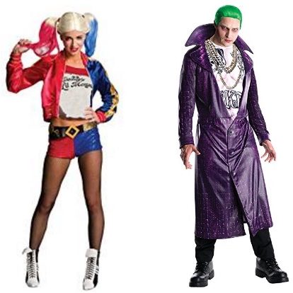 Disfraces Harley Quinn y Joker